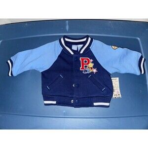 Vintage Y2K Disney Baby Winnie The Pooh Baby Button Up Jacket 0-3 Month NWT